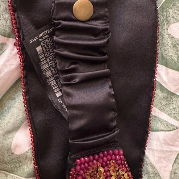 ZARA BEADED SASH BELT-NWT - Picture 6 of 7